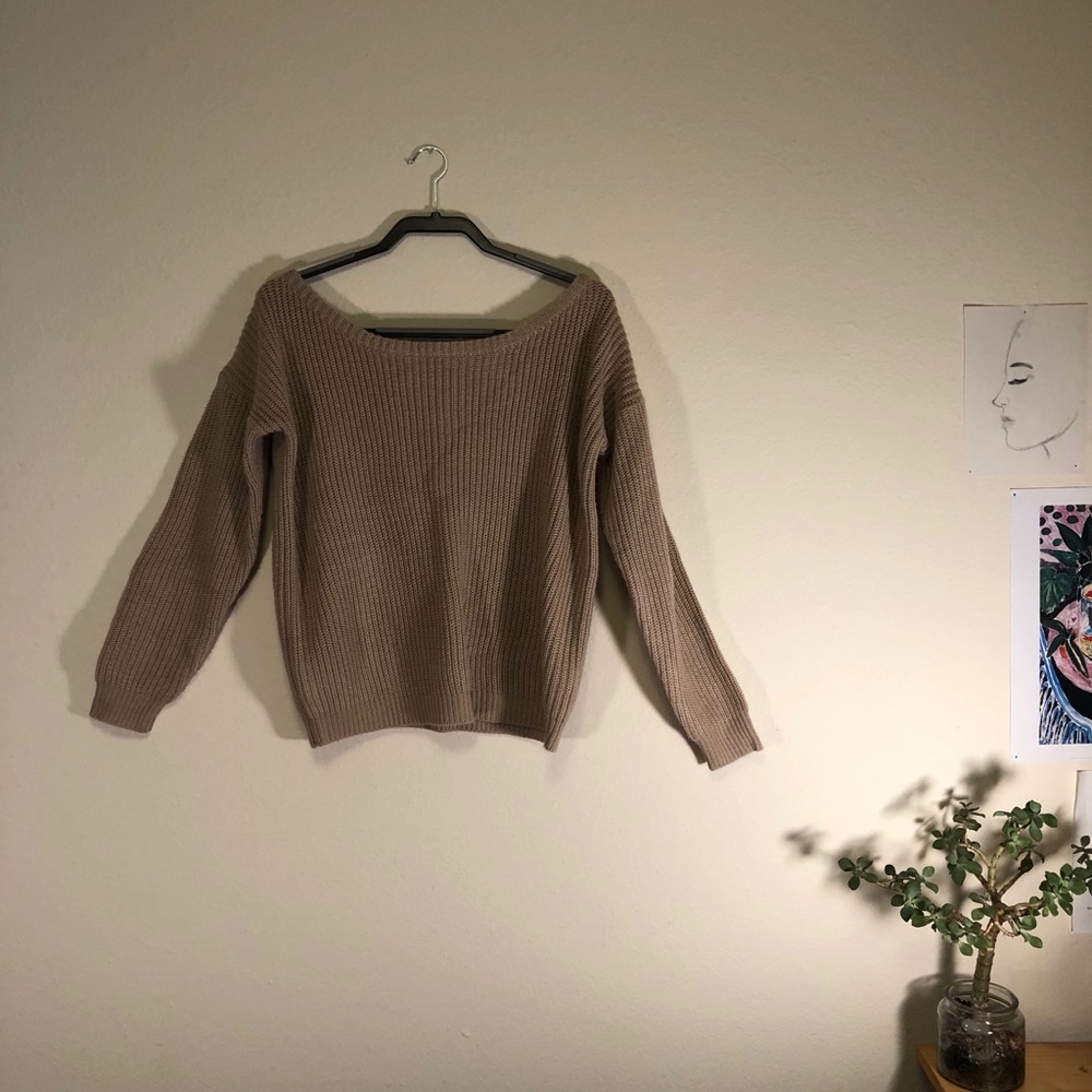 NWOT Off the shoulder sweater